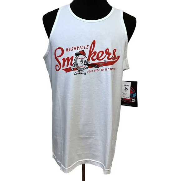 Hipstar NWT White Grapic Tank Top Men M *Please See Description* - Picture 1 of 7